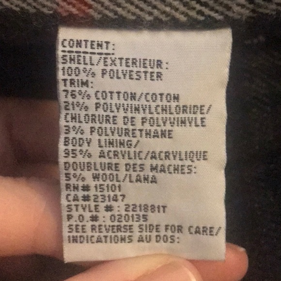 Talbots Petite Black Jacket - waterproof size S - Picture 7 of 7